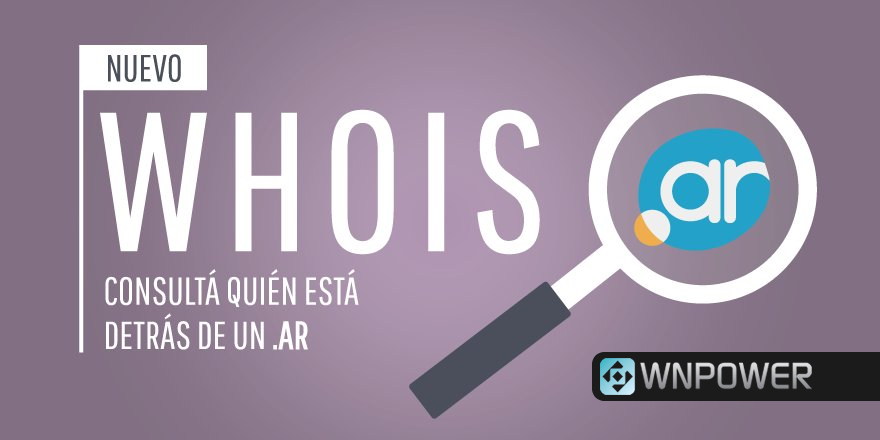 Whois en Nic Argentina ¡Oficial!