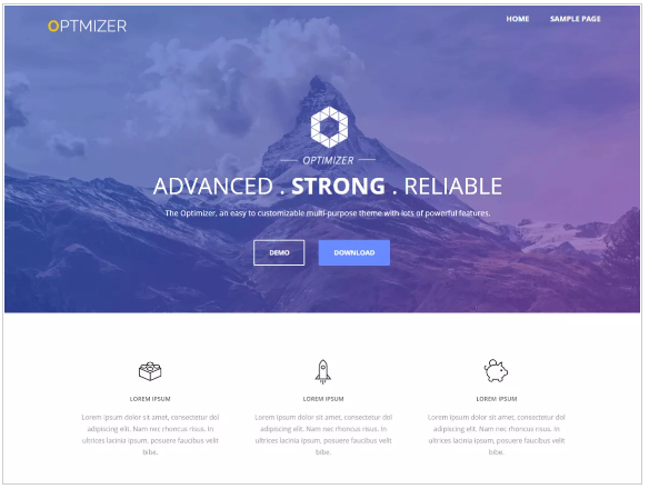 plantillas wordpress optimizer