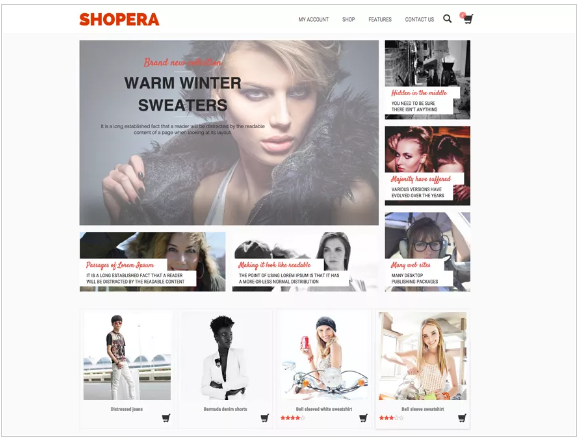 plantillas wordpress shopera