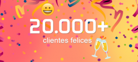 20.000 clientes felices y contentos!