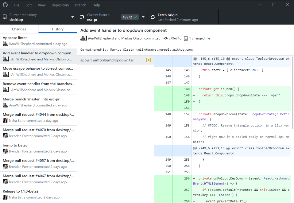 entorno grafico gui github git comandos