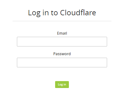 configurar cloudflare login