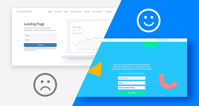 como crear landing pages