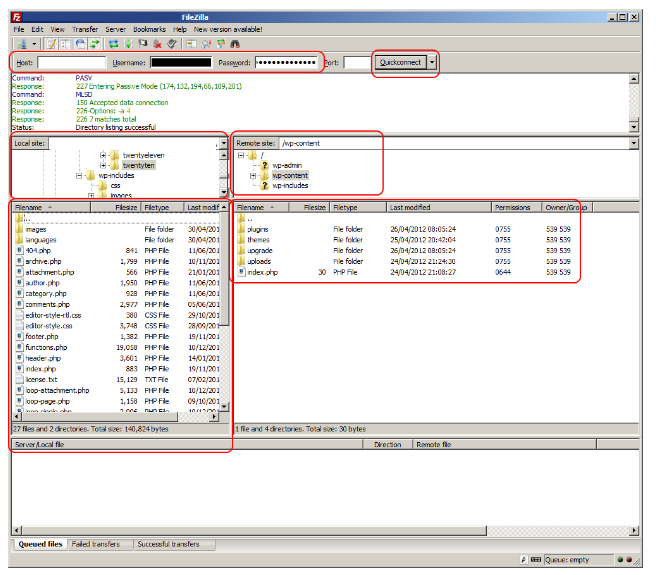 migrar wordpress local a hosting usando ftp