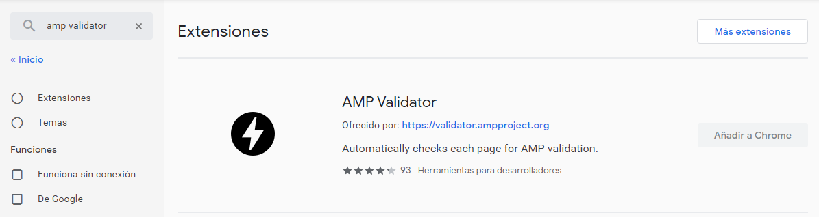 amp validador amp wordpress