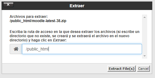 ubicacion archivos moodle