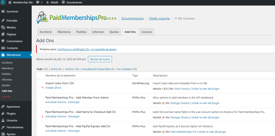 paso 17 de cómo crear un membership site en wordpress