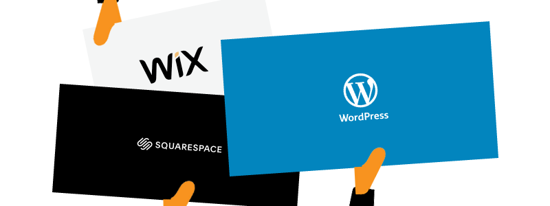 WordPress vs Wix y Squarespace, cuál elegir