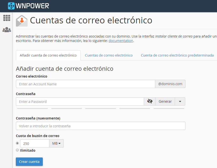 Creo que estoy enfermo Ocurrencia maximizar Cómo crear un email con dominio personalizado - WNPower Blog