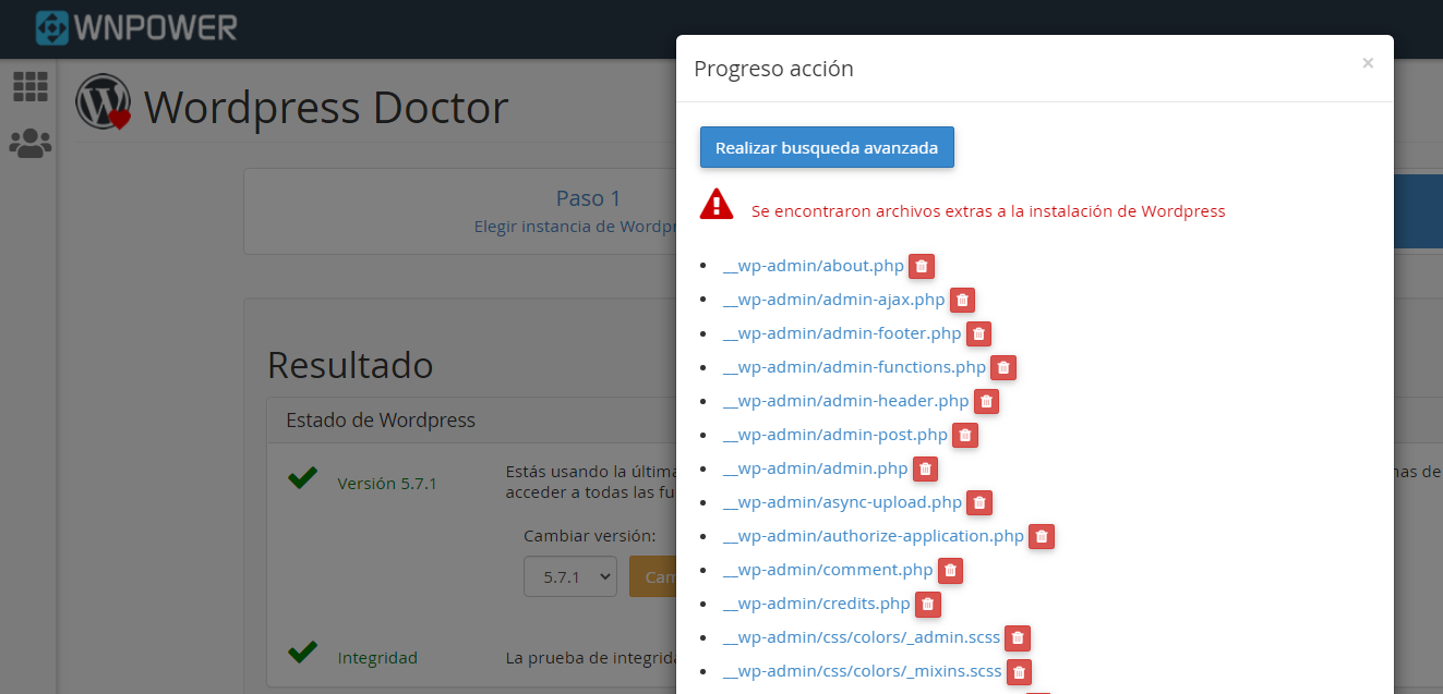 wordpress doctor archivos