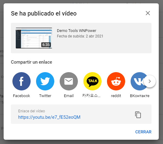 subir video youtube hosting ejemplo