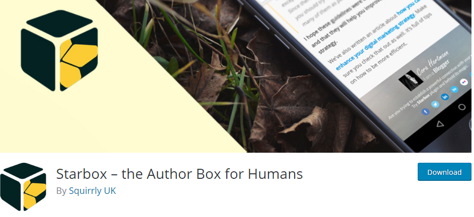 starbox plugin bio wordpress