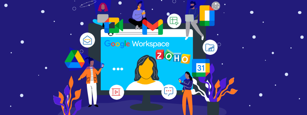 beneficios de elegir google wokrspaces y zoho mail