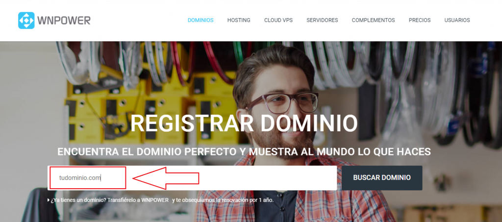 registrar dominio .com