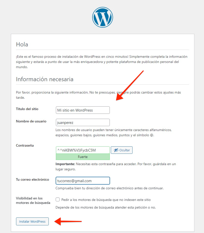 wordpress en local como instalarlo