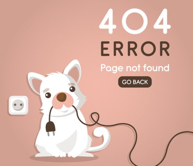 Error 404 creativo