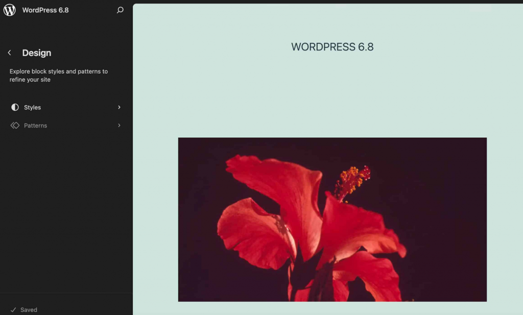 Novedades de WordPress 6.8 libro de estilos