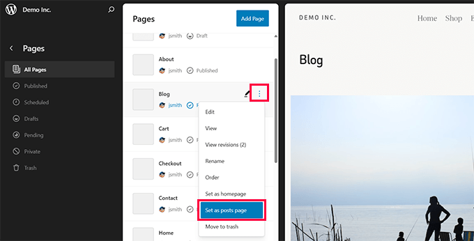 Wordpress 6.8 novedades páginas de posts