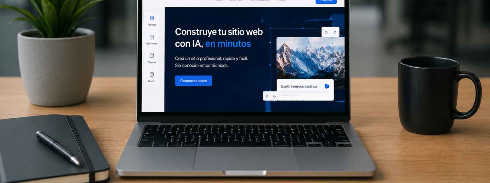 Crear sitio web con la IA: te presentamos nuestro nuevo Constructor Web