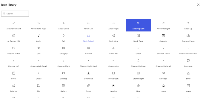 Novedades de WordPress 7: bloque de iconos