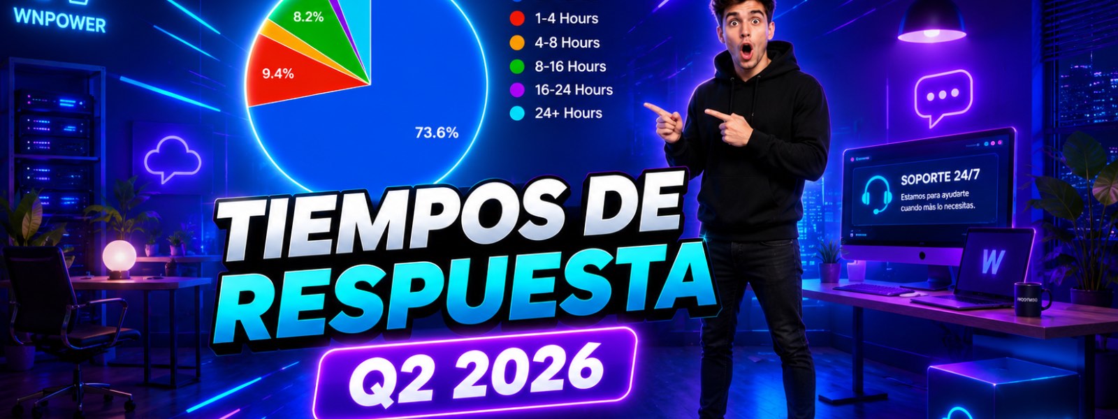 Tiempos de respuesta del soporte de hosting: segundo trimestre 2026