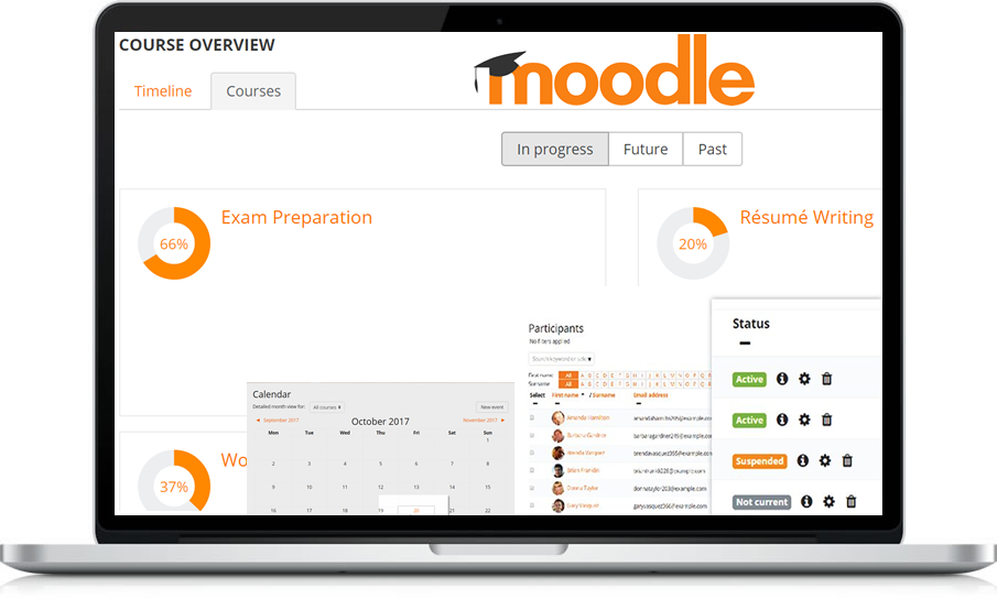 hosting para moodle captura pantalla